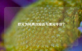 欧元为何再次接近与美元平价？