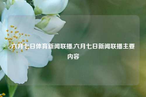 六月七日体育新闻联播,六月七日新闻联播主要内容