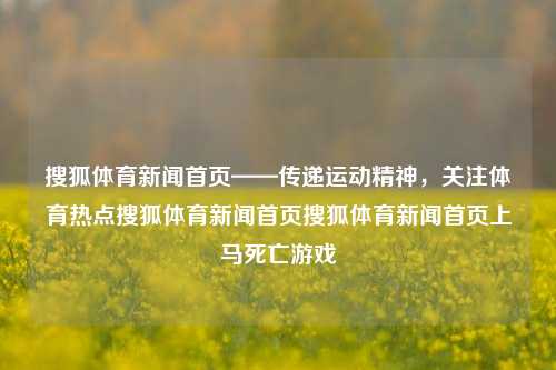 搜狐体育新闻首页——传递运动精神，关注体育热点搜狐体育新闻首页搜狐体育新闻首页上马死亡游戏