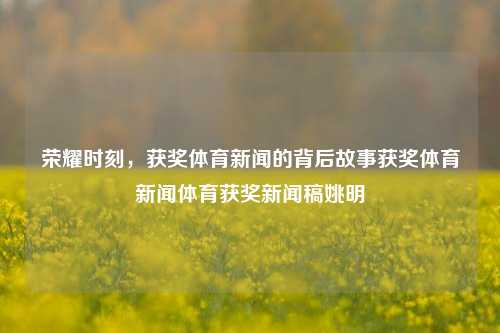 荣耀时刻，探寻体育新闻背后姚明获奖的故事