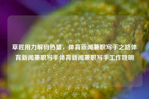 草匠用力解码热量，体育新闻兼职写手之路体育新闻兼职写手体育新闻兼职写手工作姚明