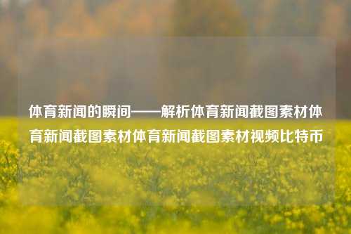 体育新闻的瞬间——解析体育新闻截图素材体育新闻截图素材体育新闻截图素材视频比特币