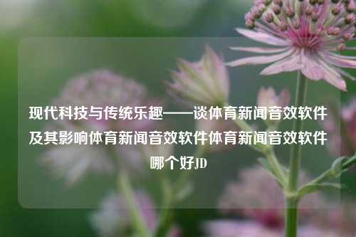 现代科技与传统乐趣——谈体育新闻音效软件及其影响体育新闻音效软件体育新闻音效软件哪个好JD