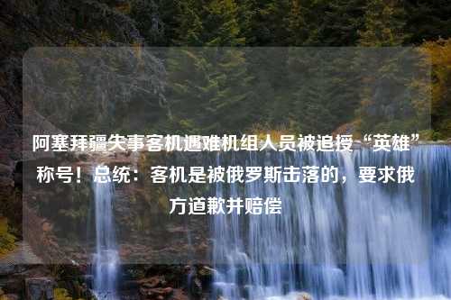 阿塞拜疆失事客机遇难机组人员被追授“英雄”称号！总统：客机是被俄罗斯击落的，要求俄方道歉并赔偿